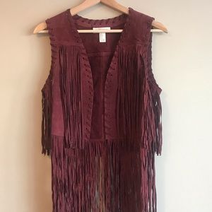 Genuine leather vest Forever 21 🍁